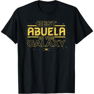 imageStar Wars Best Abuela in the Galaxy Birthday Da de la Madre TShirtBlack