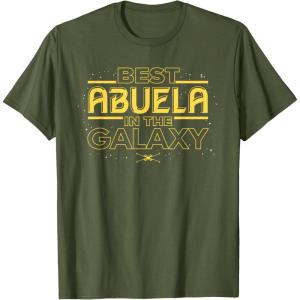 imageStar Wars Best Abuela in the Galaxy Birthday Da de la Madre TShirtOlive Green