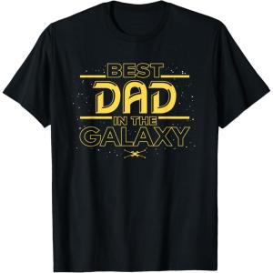 imageStar Wars Best Dad in the Galaxy Birthday Fathers Day TShirtBlack