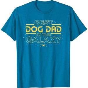 imageStar Wars Best Dog Dad in the Galaxy Birthday Fathers Day TShirtSapphire Blue