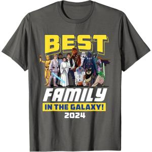 imageStar Wars Best Family in the Galaxy Group Trip Vacation 2024 TShirtAsphalt Grey
