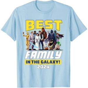 imageStar Wars Best Family in the Galaxy Group Trip Vacation 2024 TShirtBaby Blue