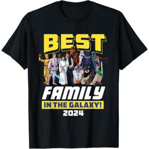 imageStar Wars Best Family in the Galaxy Group Trip Vacation 2024 TShirtBlack