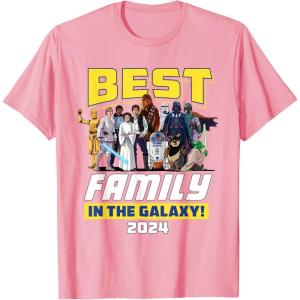imageStar Wars Best Family in the Galaxy Group Trip Vacation 2024 TShirtPink