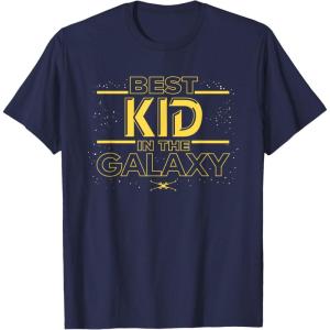 imageStar Wars Best Kid in the Galaxy Family Trip Birthday TShirtNavy Blue