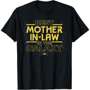 imageStar Wars Best MotherinLaw in the Galaxy Mothers Day TShirtBlack