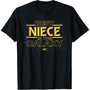 imageStar Wars Best Niece in the Galaxy Family Trip Birthday TShirtBlack
