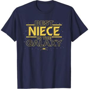 imageStar Wars Best Niece in the Galaxy Family Trip Birthday TShirtNavy Blue