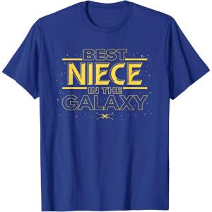 imageStar Wars Best Niece in the Galaxy Family Trip Birthday TShirtRoyal Blue