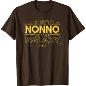 imageStar Wars Best Nonno in the Galaxy La Festa del Pap TShirtBrown