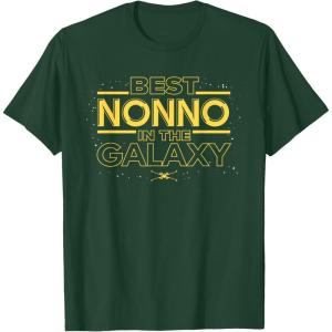 imageStar Wars Best Nonno in the Galaxy La Festa del Pap TShirtDark Green
