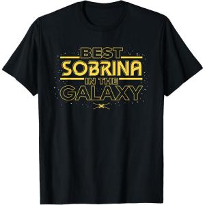 imageStar Wars Best Sobrina in the Galaxy Family Trip Spanish TShirtBlack