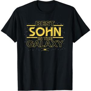 imageStar Wars Best Sohn in the Galaxy Family Trip German TShirtBlack