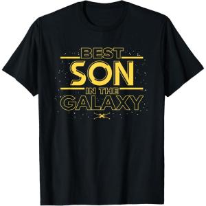 imageStar Wars Best Son in the Galaxy Family Trip Birthday TShirtBlack