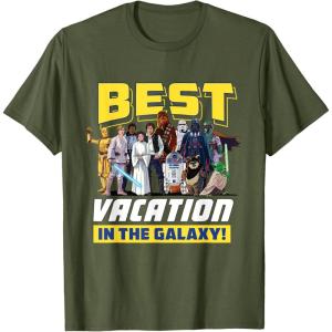 imageStar Wars Best Vacation in the Galaxy Family Group Trip TShirtOlive Green