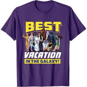 imageStar Wars Best Vacation in the Galaxy Family Group Trip TShirtPurple