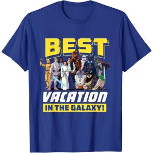 imageStar Wars Best Vacation in the Galaxy Family Group Trip TShirtRoyal Blue