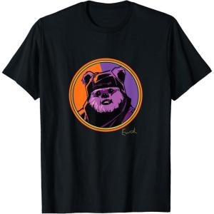 imageStar Wars Ewok Wicket Classic Character Matching 2Sided TShirtBlack