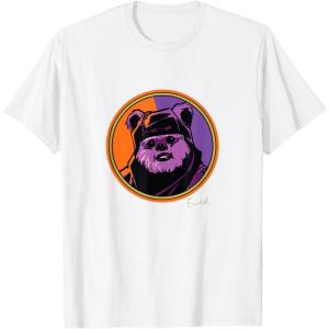 imageStar Wars Ewok Wicket Classic Character Matching 2Sided TShirtWhite