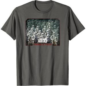 imageStar Wars Family Trip First Order Stormtroopers Vacation TShirtAsphalt Grey