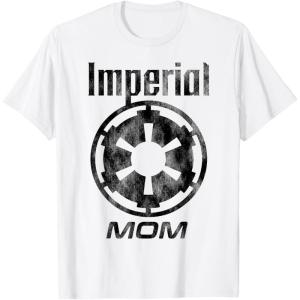imageStar Wars Imperial Icon Matching Family MOM TShirt TShirtWhite
