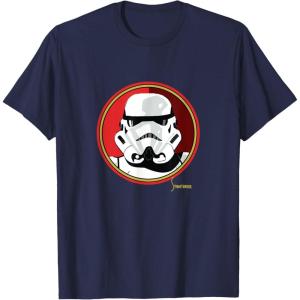 imageStar Wars Stormtrooper Classic Character Matching 2Sided TShirtNavy Blue