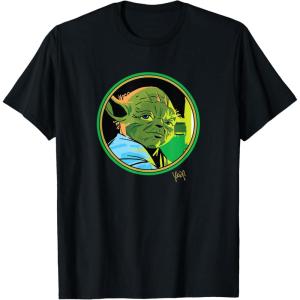 imageStar Wars Yoda Jedi Classic Character Matching 2Sided TShirtBlack