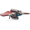 imageSTAR WARS Micro Galaxy Squadron Ahsoka Tanos T6 Jedi Shuttle  13Inch Vehicle with Rotating Wings and Three 1Inch Micro Figure Accessories