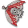 imageSTAR WARS Micro Galaxy Squadron Ahsoka Tanos T6 Jedi Shuttle  13Inch Vehicle with Rotating Wings and Three 1Inch Micro Figure Accessories