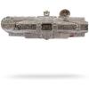 imageSTAR WARS Micro Galaxy Squadron Assault Class Millennium Falcon  7Inch Vehicle with 1Inch Han Solo Chewbacca Princess Leia and OBIWan Kenobi Micro Figures Multicolor