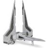 imageSTAR WARS Micro Galaxy Squadron BoKatan Kryzes Gauntlet Starfighter  5Inch Starfighter Class Vehicle with 1Inch Micro Figure Accessory