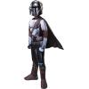 imageSTAR WARS The Mandalorian Official Youth Halloween Costume  Padded Jumpsuit with Gloves Detachable Cape Plastic MaskMedium