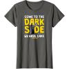 imageStar Wars  Come To The Dark Side We Have Cake TShirtAsphalt Grey