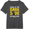 imageStar Wars  Come To The Dark Side We Have Cake TShirtDark Heather Grey