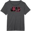 imageStar Wars  Darth Vader Logo TShirtDark Heather Grey