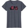 imageStar Wars  Darth Vader Logo TShirtHeather Blue