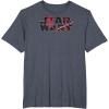 imageStar Wars  Darth Vader Logo TShirtHeather Blue