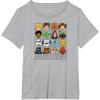 imageStar Wars  Face Grid TShirtHeather Grey