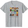 imageStar Wars  Face Grid TShirtHeather Grey
