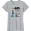 imageStar Wars  Han Solo Action Figure TShirtHeather Grey