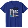 imageStar Wars  Han Solo Action Figure TShirtRoyal Blue