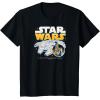 imageStar Wars  Han Solo Chewbacca Millennium Falcon TShirtBlack