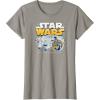 imageStar Wars  Han Solo Chewbacca Millennium Falcon TShirtSlate Grey