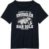 imageStar Wars  Property Of The Smuggler Han Solo TShirtBlack
