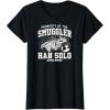 imageStar Wars  Property Of The Smuggler Han Solo TShirtBlack