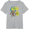 imageStar Wars  Rancor Action Figure TShirtHeather Grey