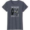 imageStar Wars  Tie Fighter TShirtHeather Blue