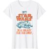 imageStar Wars 1977 Millennium Falcon Retro TShirtWhite