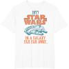imageStar Wars 1977 Millennium Falcon Retro TShirtWhite
