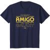 imageStar Wars Best Amigo in the Galaxy Friend Birthday Spanish TShirtNavy Blue